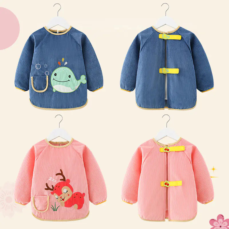 Waterproof Bib for Girl and boy - Stylish Reversible Design