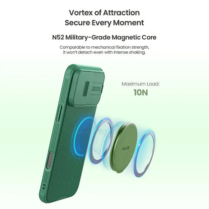 Support de maintien à double aimant NILLKIN, aimants militaires N52, support pliable à rotation continue à 360°, support fin à double axe pour tous les téléphones