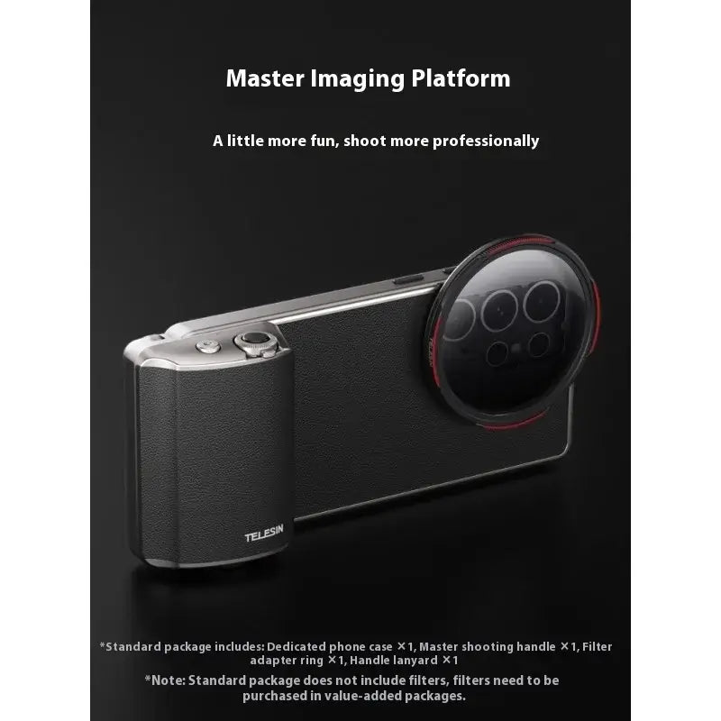Telesin Suitable for Samsung GalaxyS25 Ultra Camera Handle Camera Auxiliary Zoom Bluetooth Camera Assistant Protective Case