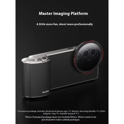 Telesin Suitable for Samsung GalaxyS25 Ultra Camera Handle Camera Auxiliary Zoom Bluetooth Camera Assistant Protective Case
