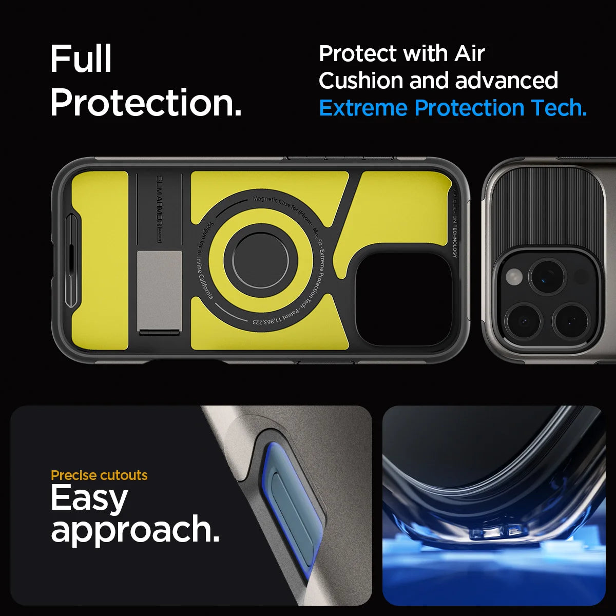 Spigen Slim Armor MagFit Magsafe Case for iPhone 16 Pro Max / 16 Pro