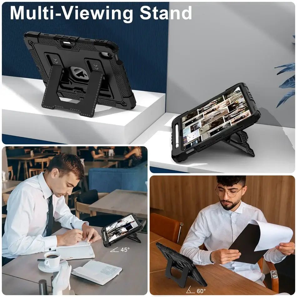 360 Rotation Stand Tablet Case For iPad 6 7 8 9 10th 11th Generation Pro 2025 11 Mini Air 4 5 10.9 inch Case Shockproof Cover