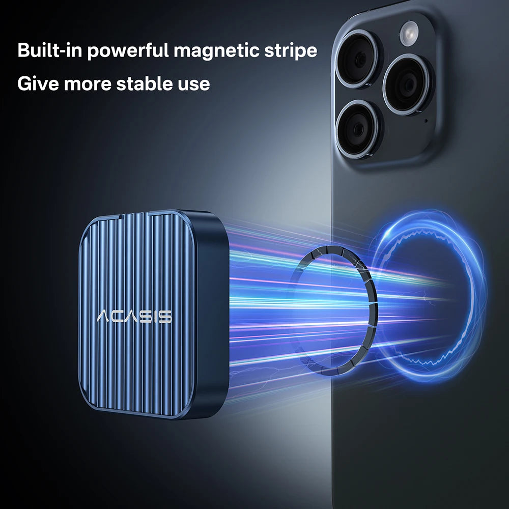 Acasis Magnetic M.2 2230 NVMe SSD Enclosure 10Gbps USB C 3.1 to NVMe PCI-E For iPhone 15/14/13/12 Pro 2TB External Driver Case