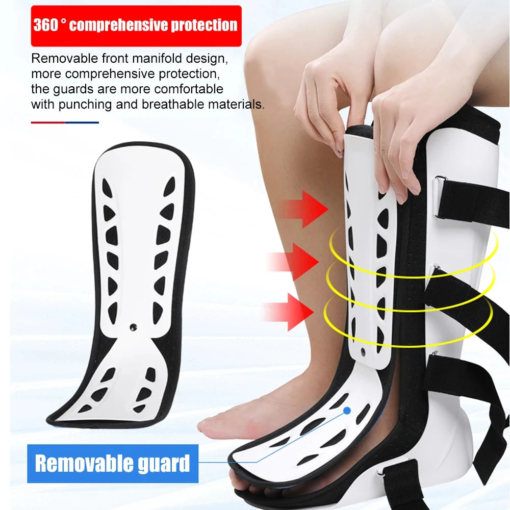 Adjustable Ankle Foot Drop Brace, Universal Fit Orthosis for Achilles Tendon & Ankle Support, Lightweight Design, Size M/L