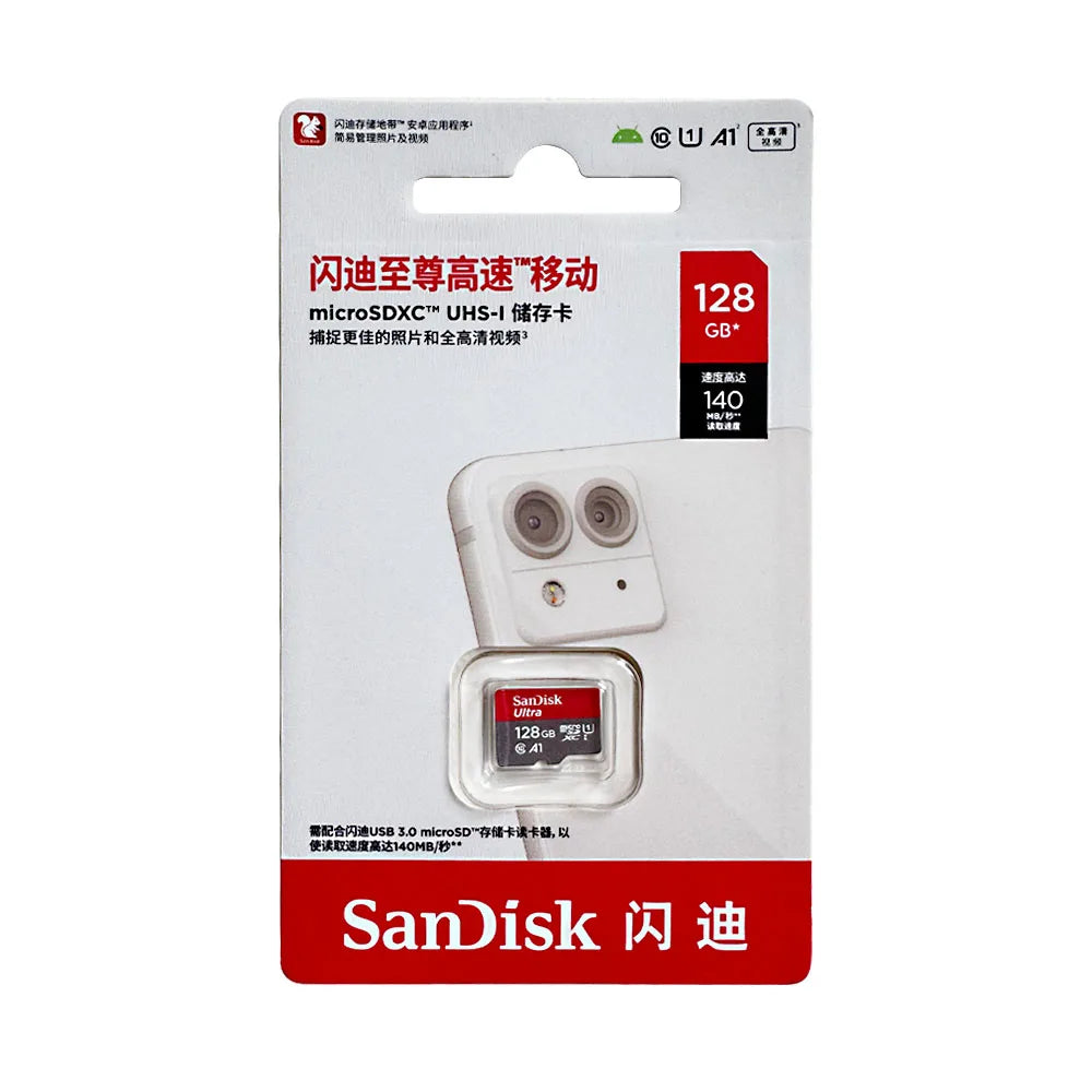 SanDisk Memory Card 64GB 32GB Micro SD Card Class 10 128GB 512GB 256GB Ultra A1 SDHC/SDXC UHS-I  120MB/s-150MB/s TF Cards