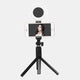 J861 Dual Light Bluetooth Selfie Stick with Tripod & LED Ring Light