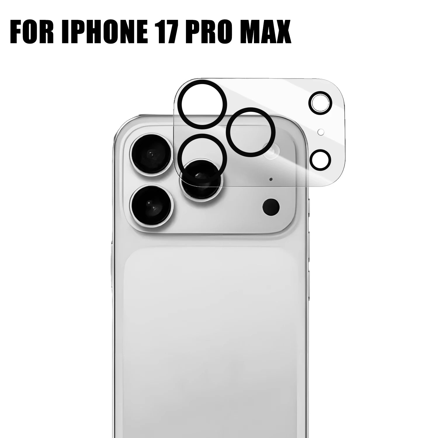1-4PCS Tempered Glass Camera Lens Film for IPhone 17 Air 17Pro 17 ProMax HD Hardness Shatterproof Camera Protectors for IPhone17