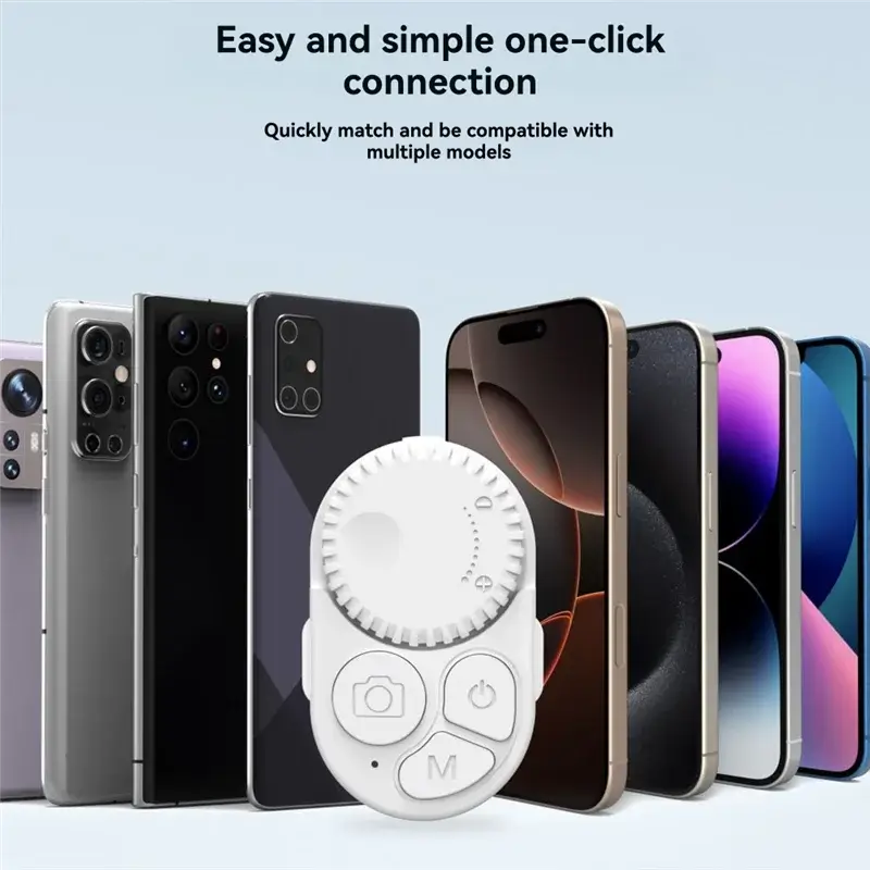 TELESIN Wireless Remote Control Mobile Phone Zoom Bluetooth Controller For IOS/Android/Harmony OS Music Video Remote Control