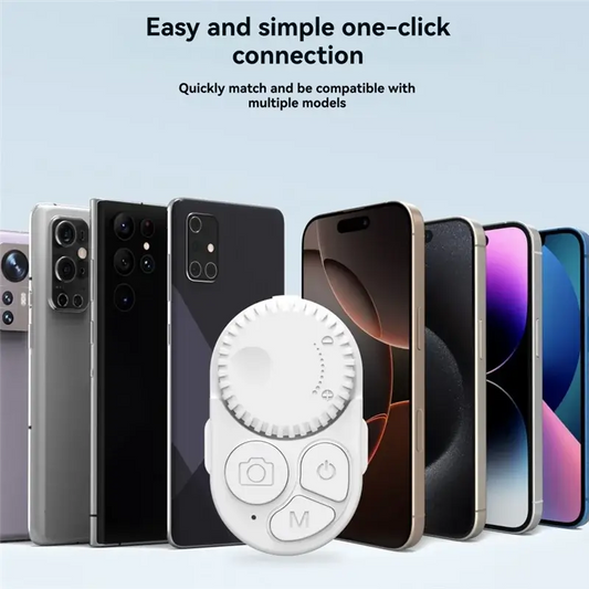 TELESIN Wireless Remote Control Mobile Phone Zoom Bluetooth Controller For IOS/Android/Harmony OS Music Video Remote Control