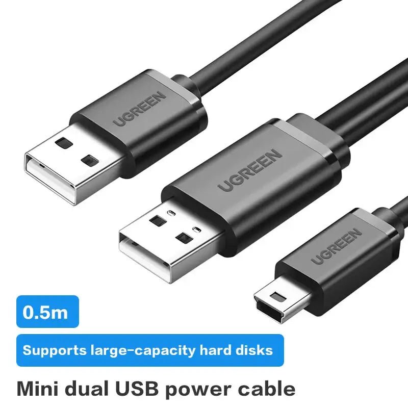UGREEN Dual USB 2.0 to MINI USB data transfer Techs Park