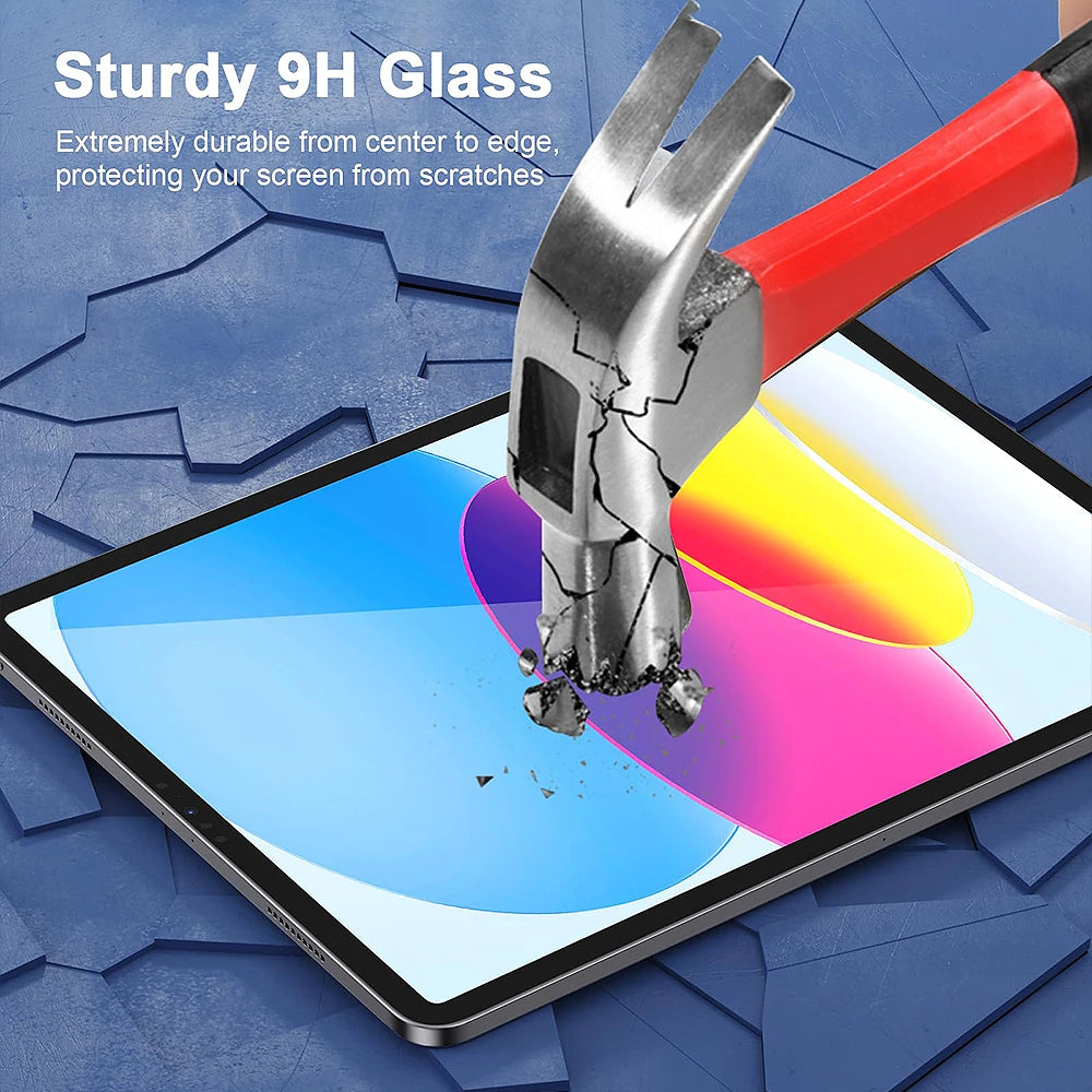 Tempered Glass For Ipad A16 M3 2025 10th Generation Screen Protector For Ipad Air 13 11 M4 Pro 12.9 Air 5 4 3 Mini 6 7 10.2 Film