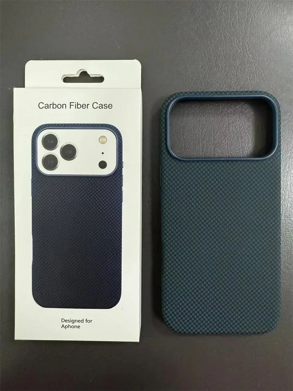 Original Kevlar Carbon Fiber Texture Magnetic Case For IPhone 17 Pro Max 17 Air Smooth-Touch Metal Camera Frame Shockproof Cover