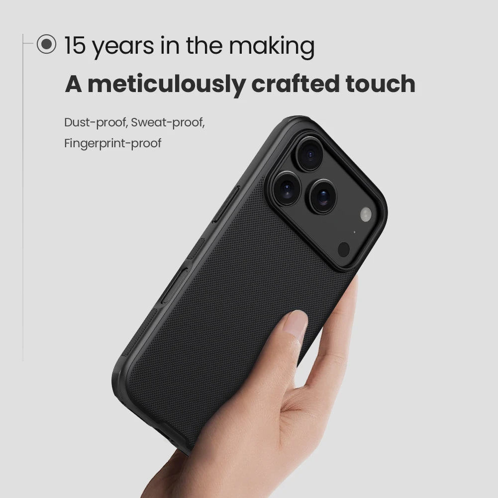 NILLKIN Case For iPhone 17/17 Pro/17 Pro Max/17 Air, Dual TPU+PC Shockproof, Anti-Slip Matte Coating, 4-Corner Bumper Protection