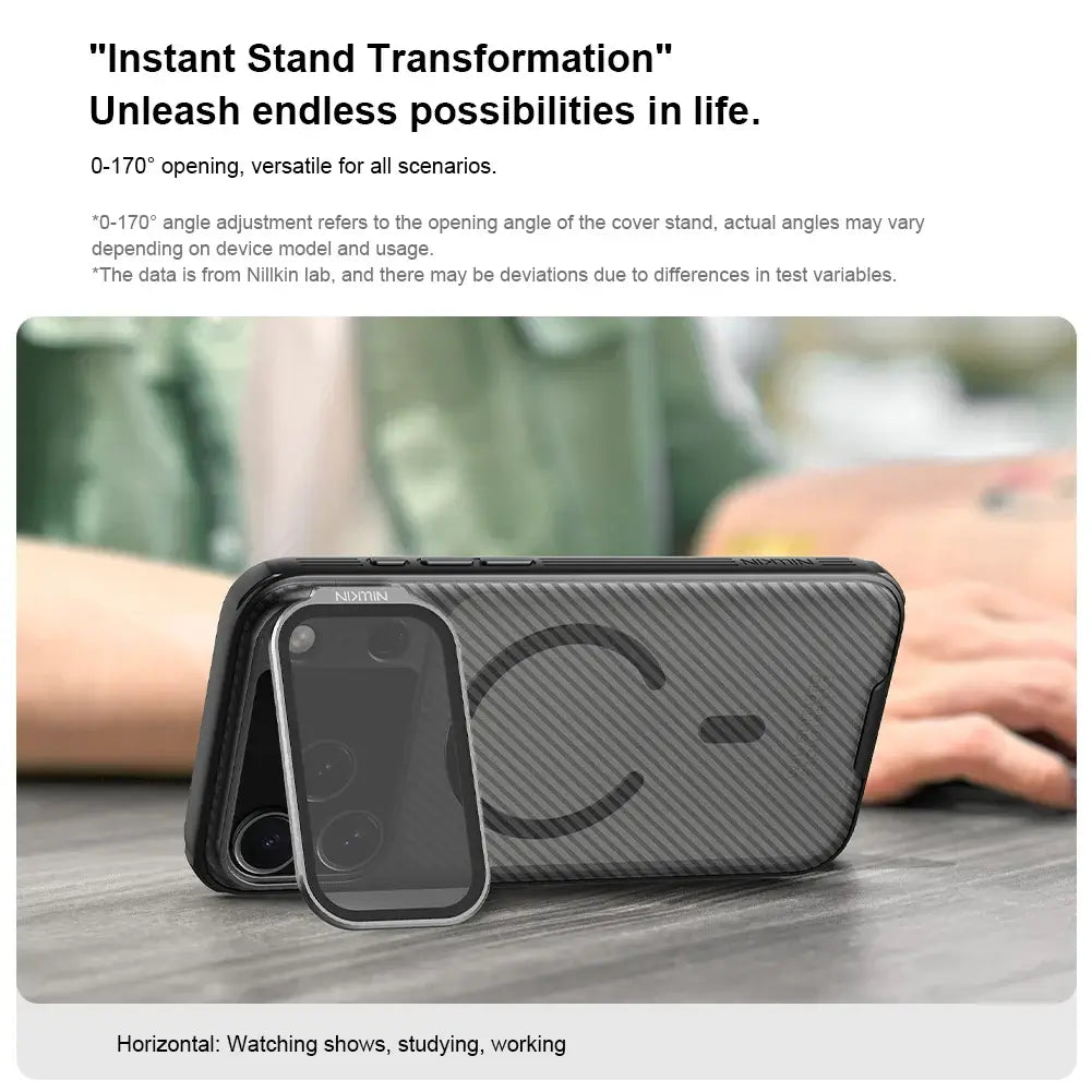Nillkin CamShield Prop Case Transparent Black Lens – buy Techs Park