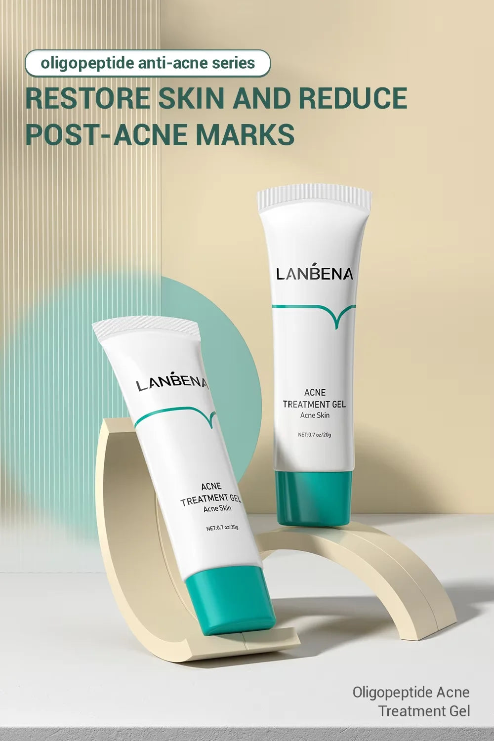 LANBENA Acne Control Series Clear Face Moisturizer Control Oil Acne Removal Toner Dredge Pores SerumSoothe SkinFoaming Cleanser