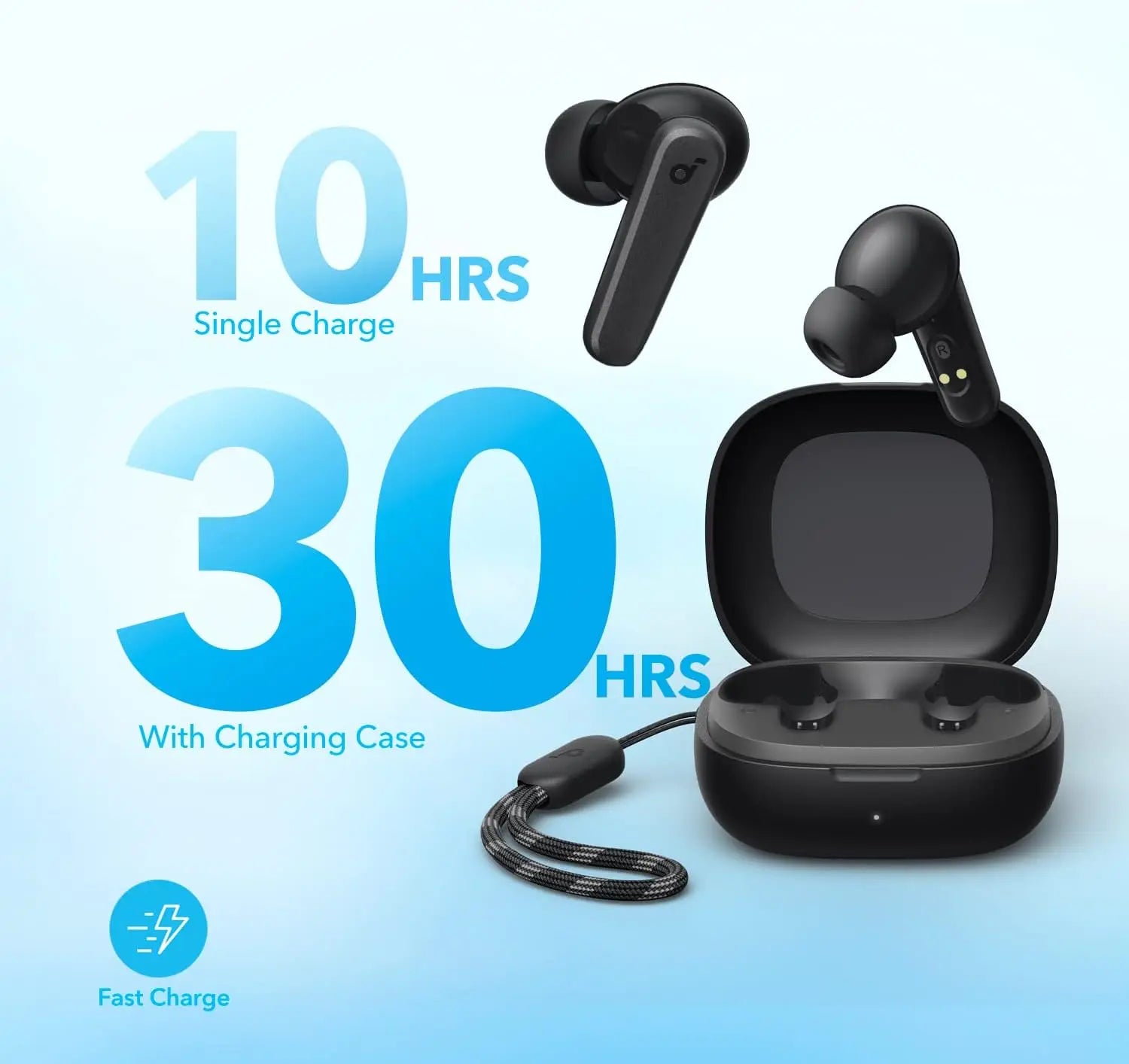 Soundcore by Anker P20i True Wireless Earbuds 10mm Drivers with Big Bass Bluetooth 5.3 30H Long Playtime Water-Resistant