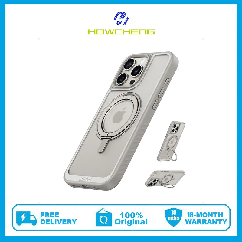 Anker Magnetic Bracket Phone Case Suitable for Apple 16/15/Pro/ Max Phone Case