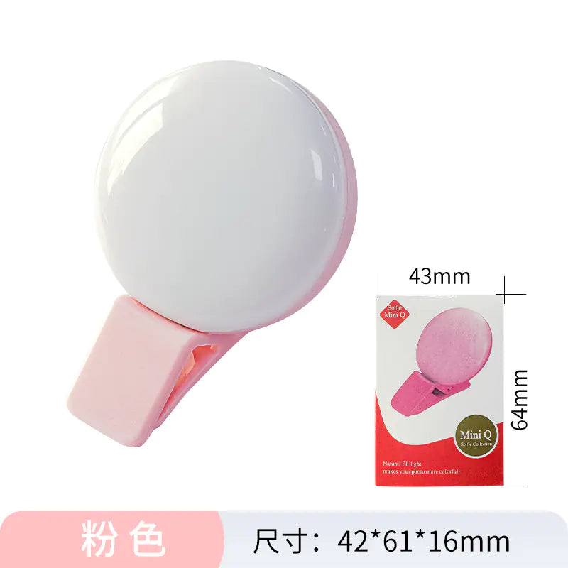 USB Rechargeable LED Selfie Light for Live Streaming