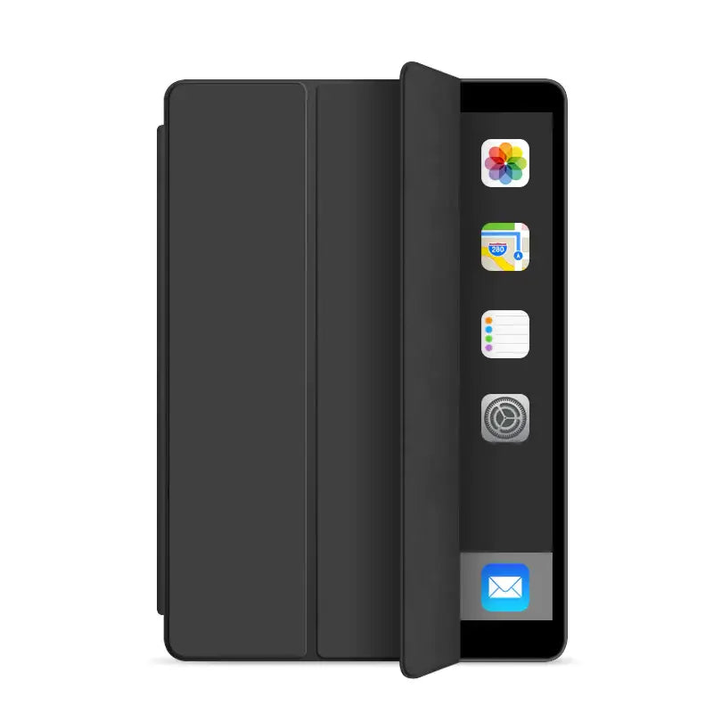 iPad Magnetic Case with Pencil Holder clamshell cover front view Techs Park