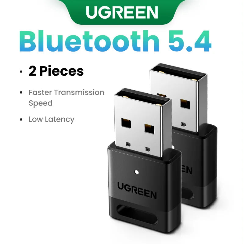 UGREEN USB Bluetooth 5.3 5.4 Adapter 120 M Dongle Wireless Receiver