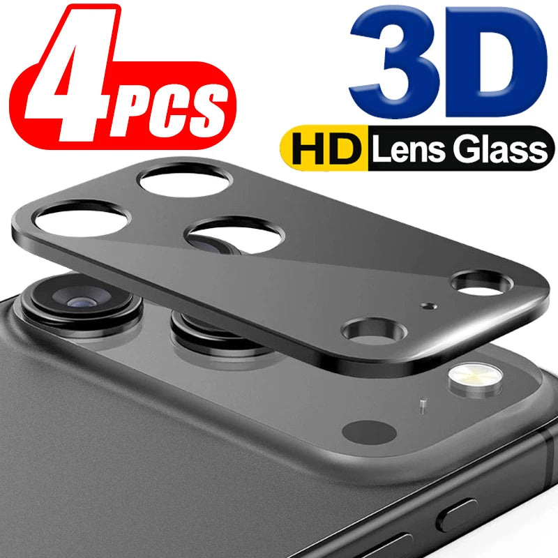 Tempered Glass Camera Protectors for IPhone 17 Series Anti-Scratch Ultra HD Lens Cover Films for IPhone 17 Air 17Pro ProMax