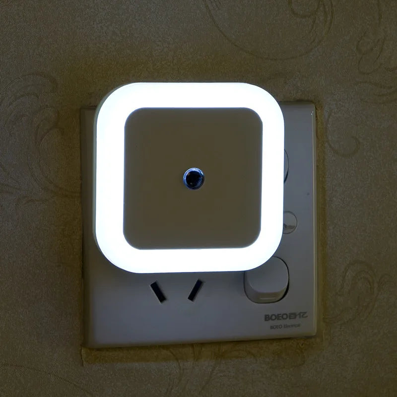 1/2PCS  Wireless Night Light LED Motion Sensor Light Night Lamp Children Bedroom Bedside Table Cabinet Lighting EU/US Plug Lamps