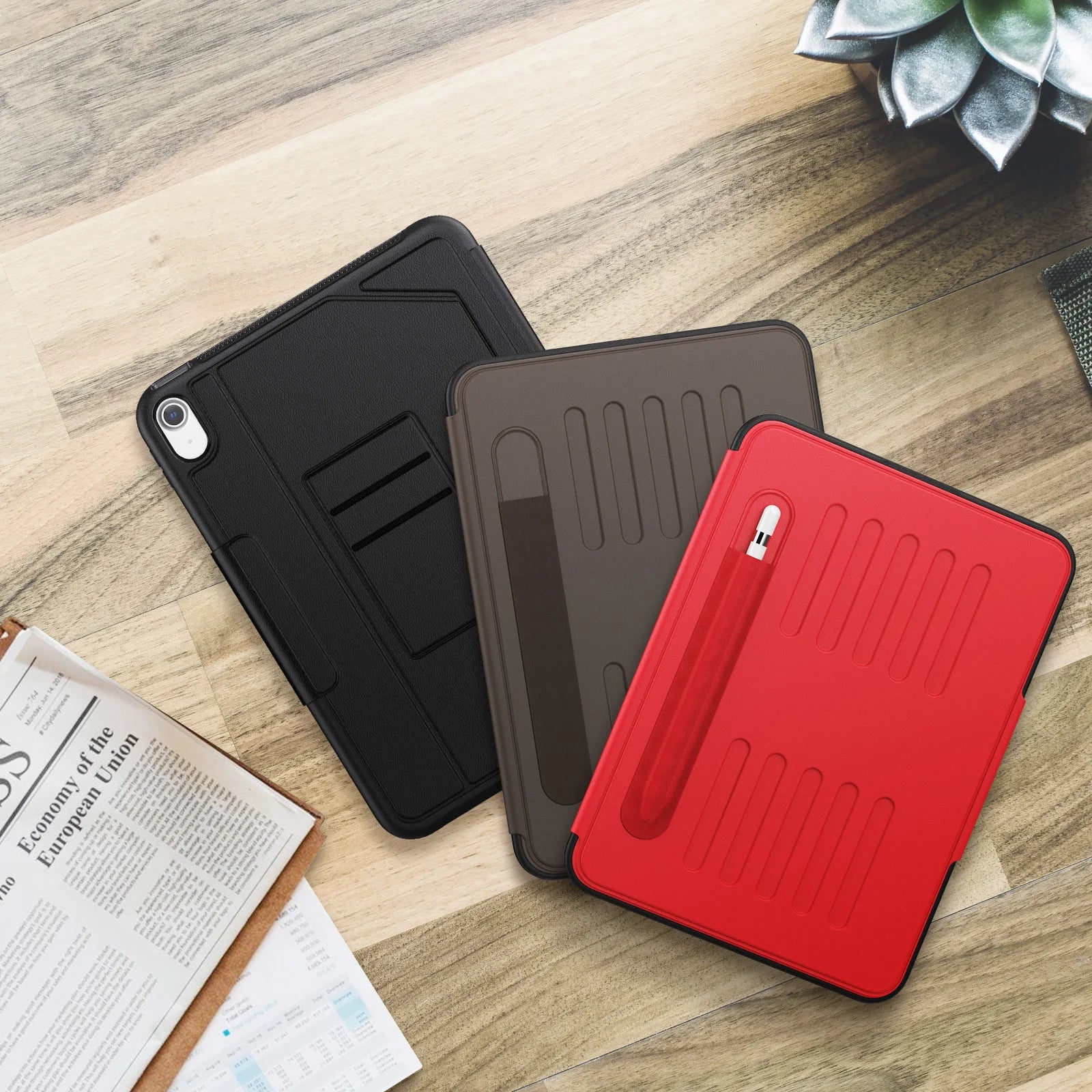 Rugged Smart Case For iPad 10.9 2022 10th 10.2 7th 8th 9th Pro 9.7 2017 2018 Air 2 Multi-angle Magnetic Stand Cover Shockproof