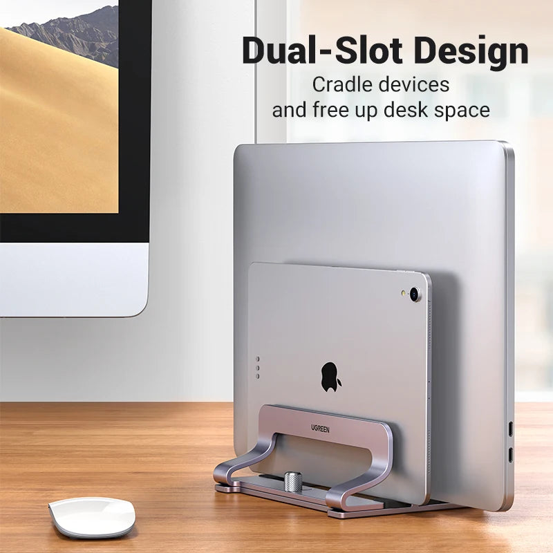 ugreen vertical laptop stand holder