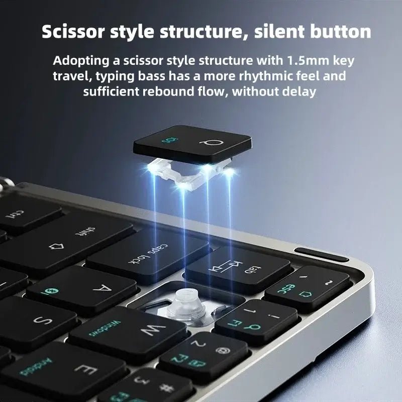 Foldable Bluetooth Keyboard with Touchpad iBOX 11 Techs Park