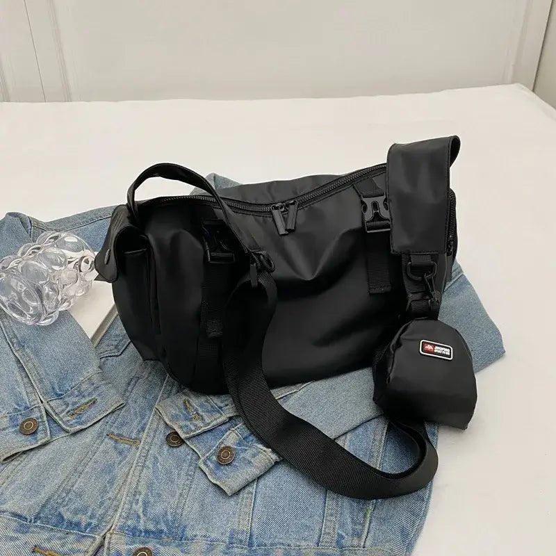 Large Waterproof Gym Bag – Sporty Crossbody Backpack