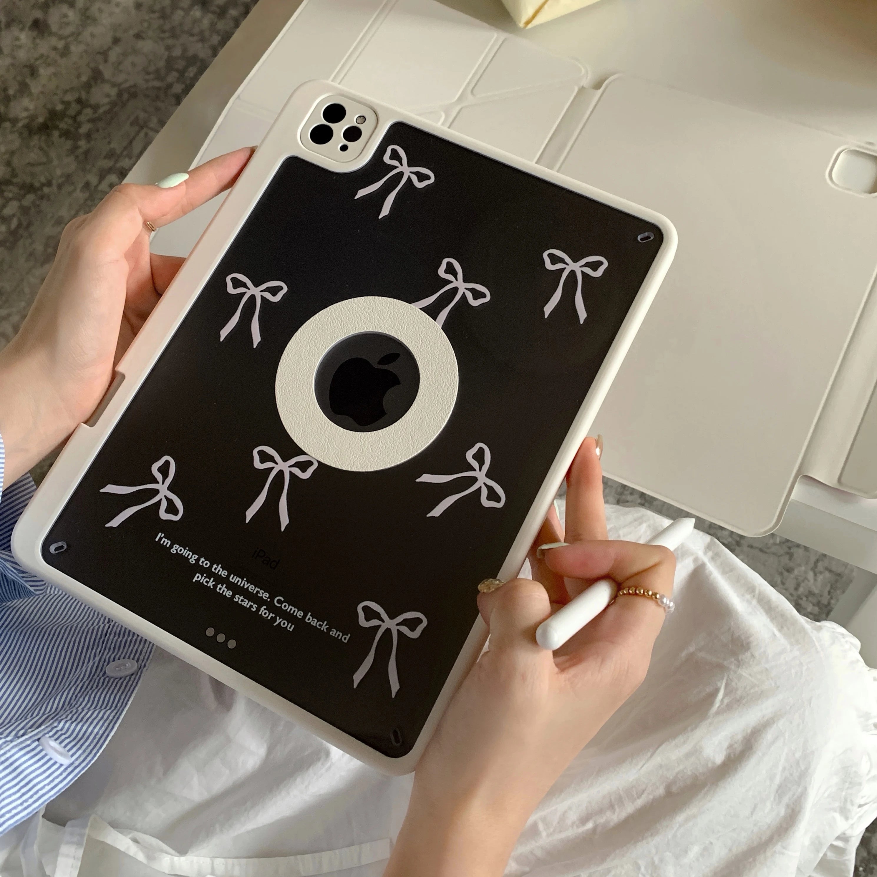 Magnetic Detachable For iPad 2024 Air 11 13 Pro 11 12.9 13 M2 M4 Case 9.7 10.2 5th 6th 7th 8th 9th 10th Gen Cover Air 5 4 3 Case