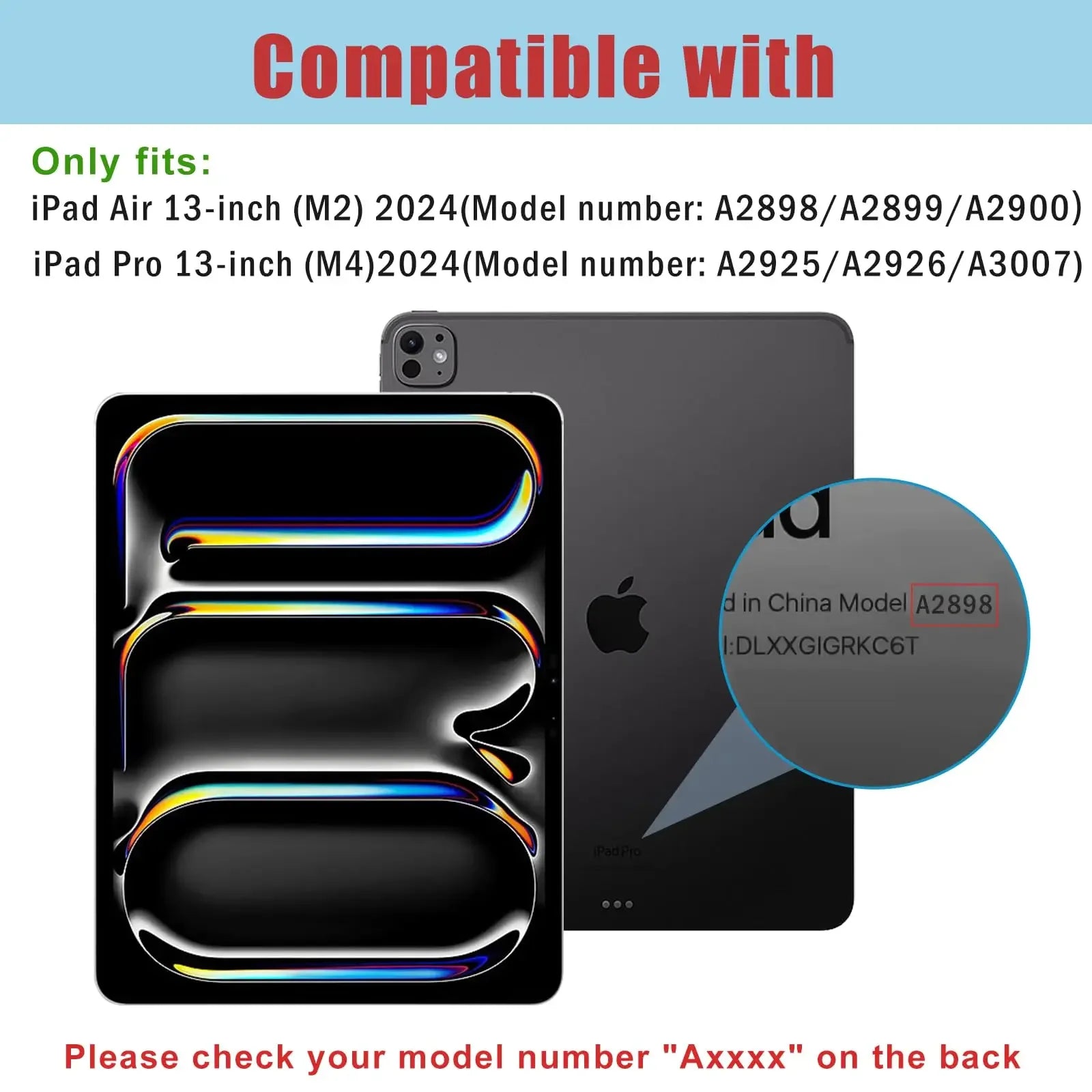 2Pcs Tempered Glass Screen for iPad Air 13" (M2) 2024 HD Saver Protective Film Guard Screen Protector for iPad Pro 13 Inch (M4)