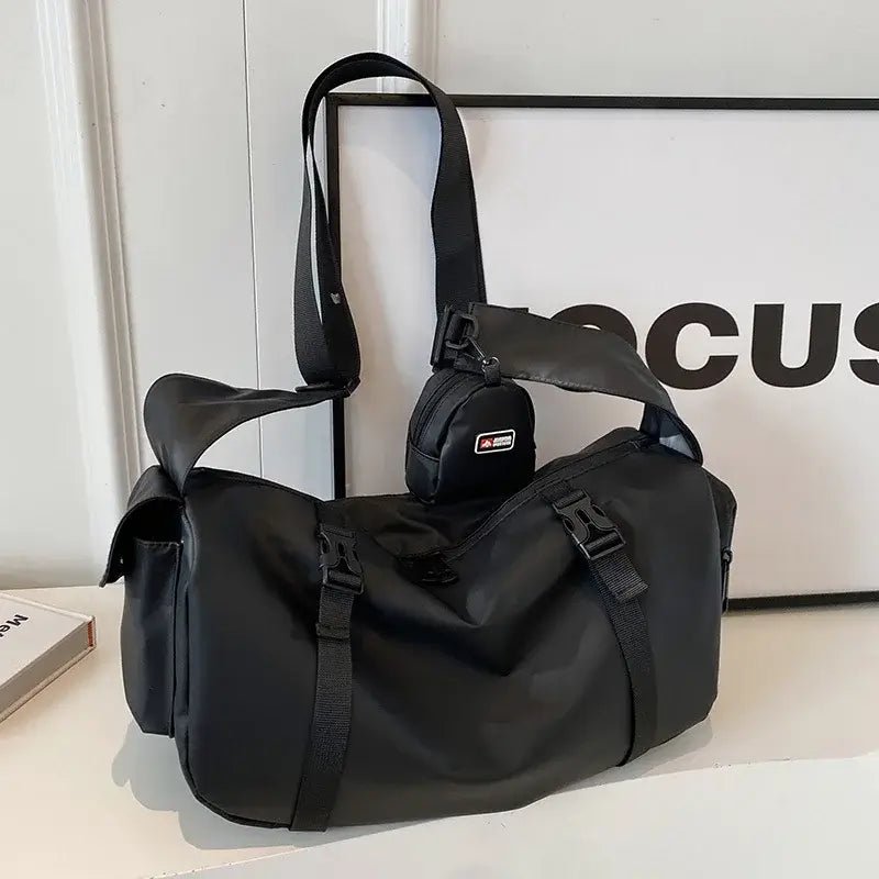 Large Waterproof Gym Bag – Sporty Crossbody Backpack