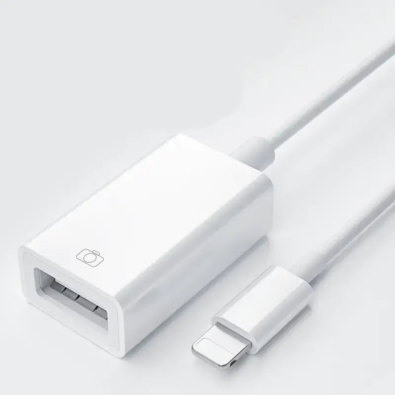 USB OTG Adapter for Apple Devices and Data Transfer