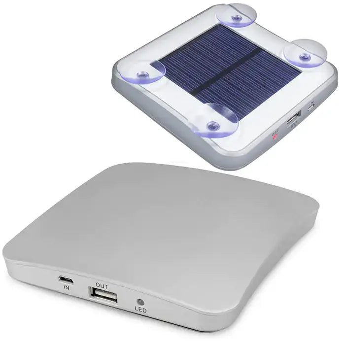 Windowed Solar Power Bank 5200mAh – Portable Solar Charger