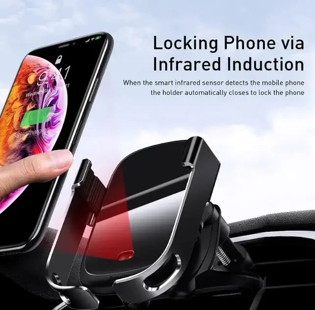 Baseus wireless charging car mount  with Infrared Sensor
