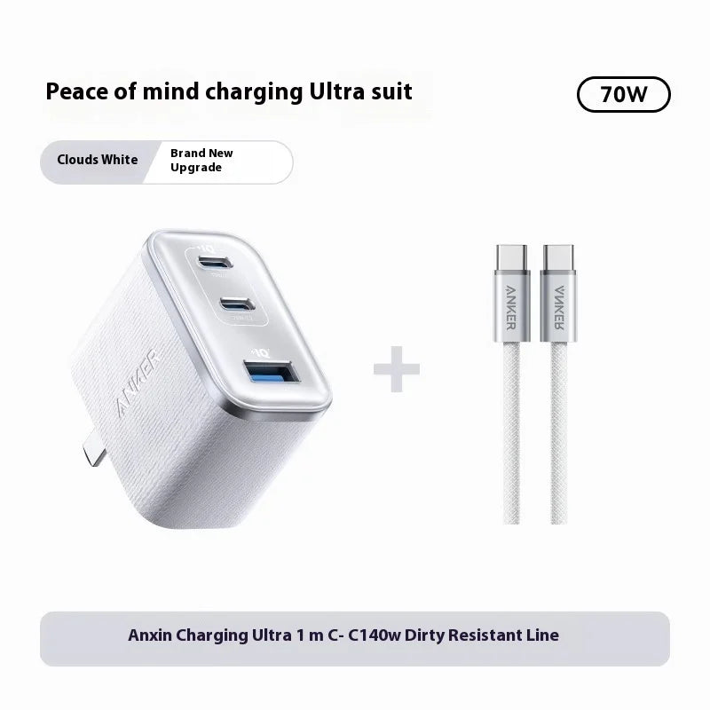 Anker Prime 67W GaN USB C Charger Fast Charging Head Three Interfaces 2C1A Suppot PD3.1 Type-C for IPhone 16/15 Pro XIAOMI HUAWE