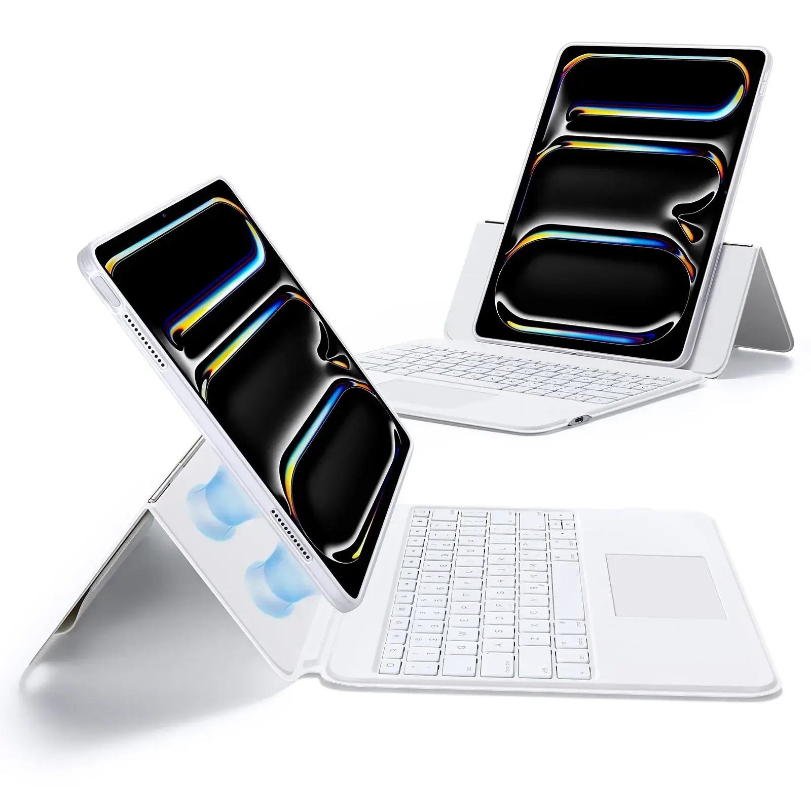 iPad Pro 12.9 Keyboard Case with Trackpad Magnetic Stand