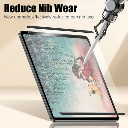 Magnetic Like Paper Film For Ipad Pro 13 M4 12.9 A16 10 9 10th 9th Generation Screen Protector Air 11 M3 M2 5 4 3 2 Mini 7 6 A17