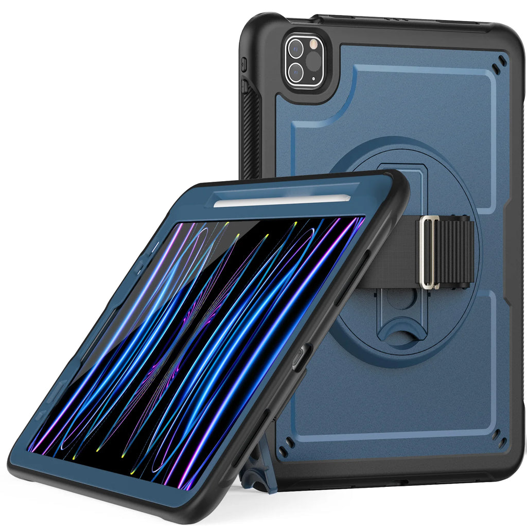 Rotation Stand Tablet Case For iPad Pro 2024 13 11 M4 Mini Air 3 4 5 6 7 8 9 10th Generation 10.9 inch Shockproof Hard Cover