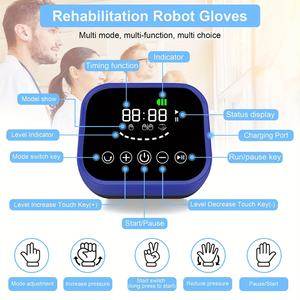 Hemiplegia Rehabilitation Equipment Stroke Recovery Robot Glove Stroke Hemiplegia Cerebral Infarction Training Equipment Therapy