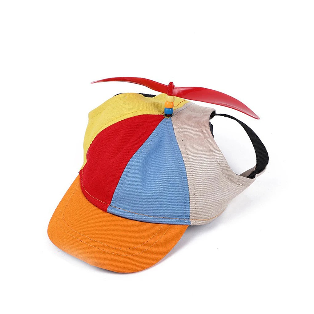 Pet Propeller Hat Colorful Detachable Adorable Sunproof Breathable Replacement Summer Outdoor Decorative Cap Cat Dog Supplies