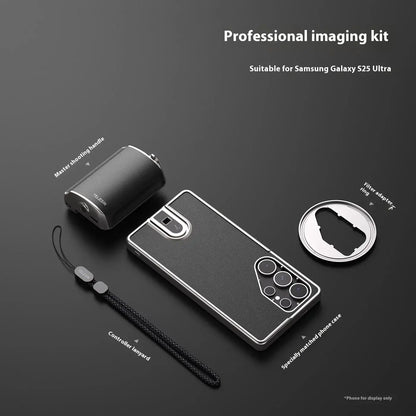 Telesin Suitable for Samsung GalaxyS25 Ultra Camera Handle Camera Auxiliary Zoom Bluetooth Camera Assistant Protective Case