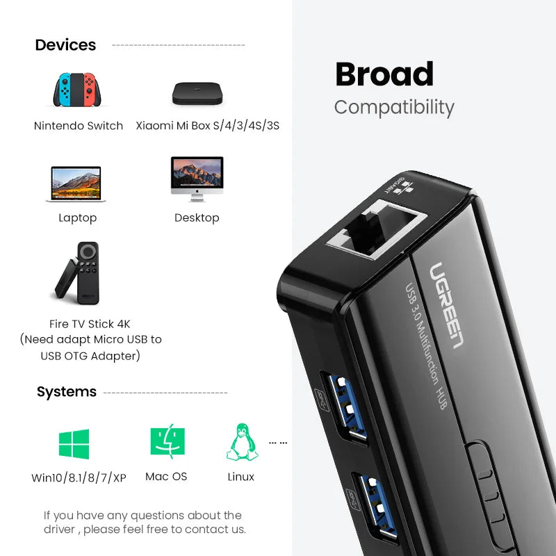 UGREEN USB 3.0 Ethernet Adapter