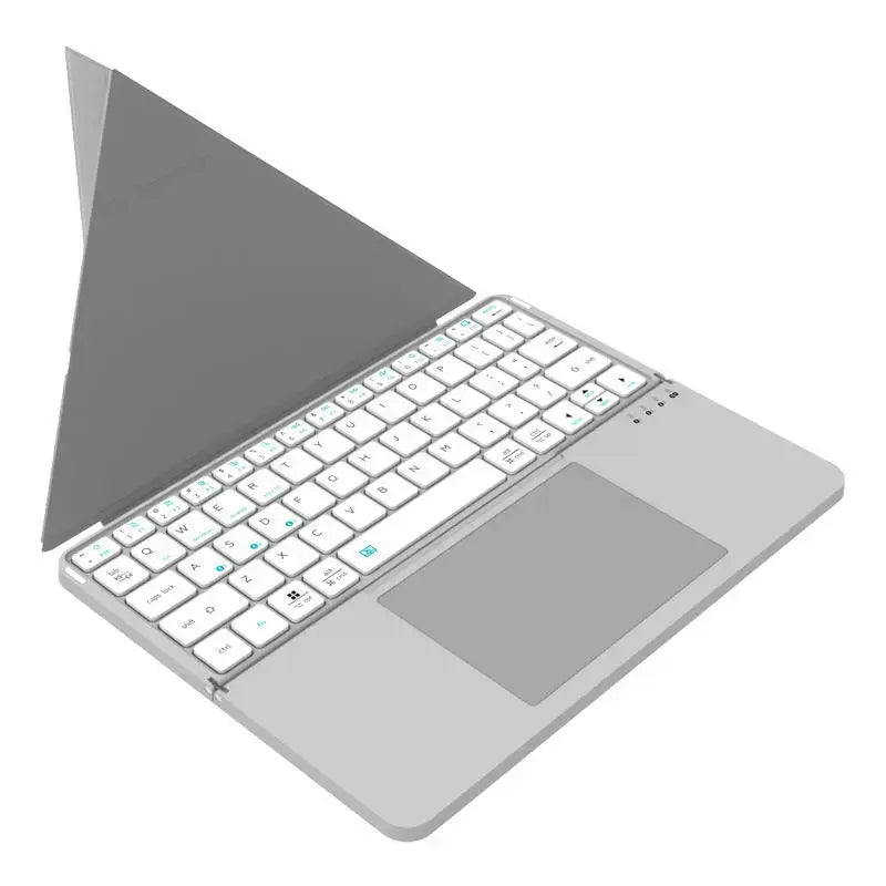 Foldable Bluetooth Keyboard with Touchpad 64 keys layout Techs Park