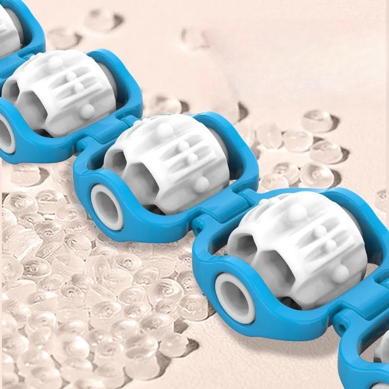 Pull Back Strip Massager Multifunctional Roller Type Massager Unclogging Meridians Open Shoulder Open Back Manual Roller