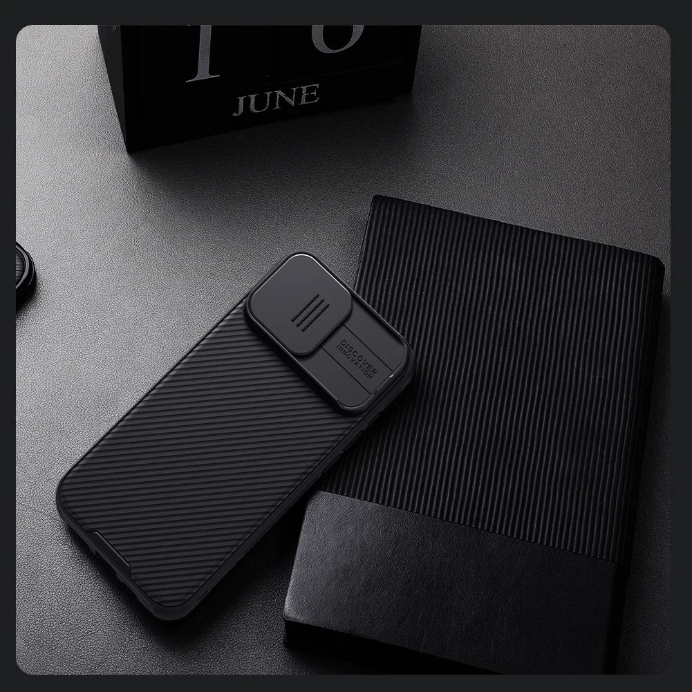 For iPhone 16 Pro Max / 16 Pro Nillkin Case Camshiled Pro Camera Slide Cover Protection Hard PC Back Cover