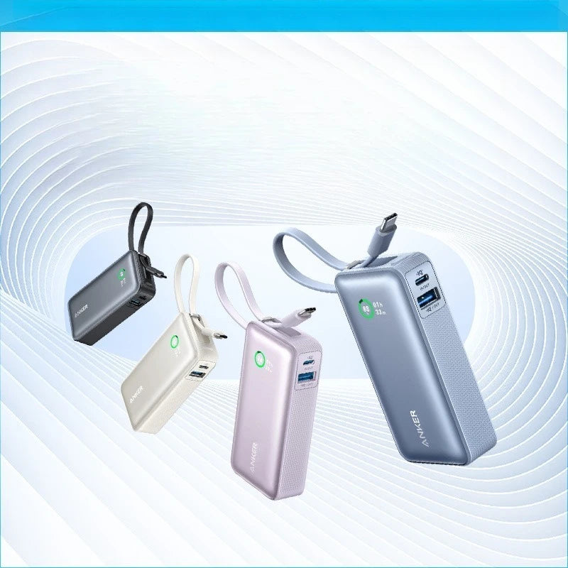 Anker power bank, with its own cable 10000 mAh, large-capacity portable mobile power supply A1259