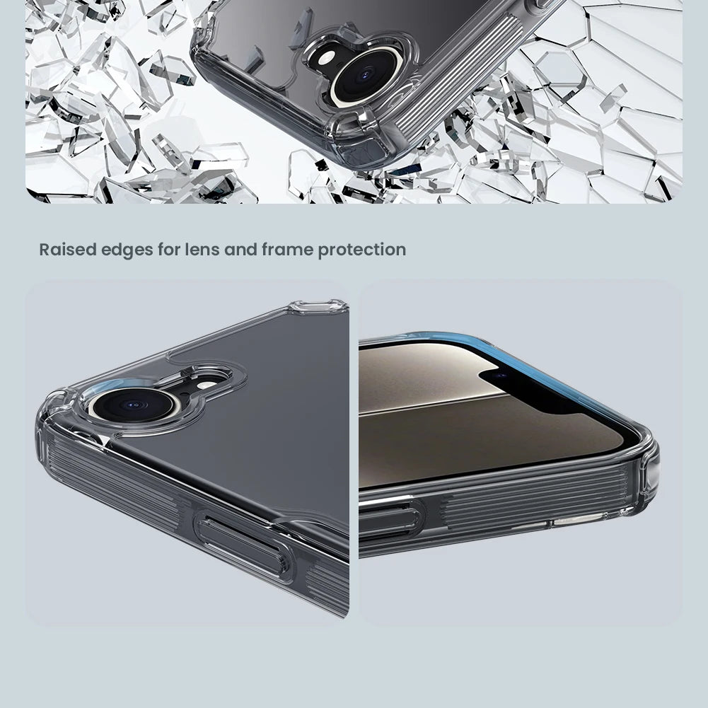 NILLKIN For iPhone 16e Magsafe Case Nature Pro Shockproof Magnetic Magnetic Wireless Charging Back Cover For iPhone 16e 2025 5G