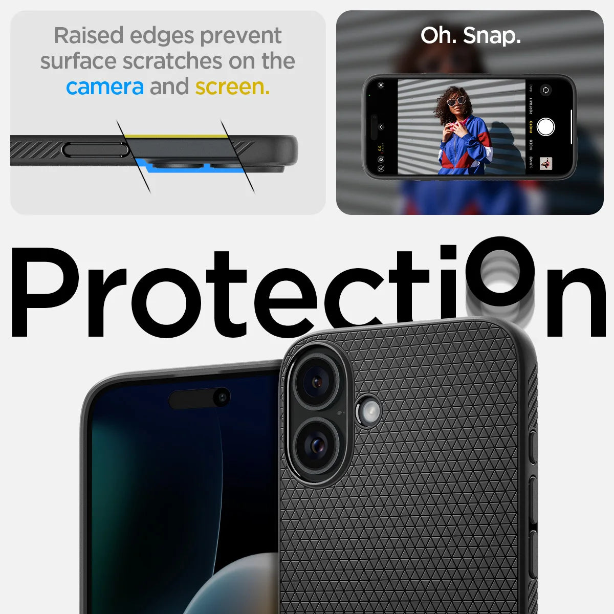 Spigen Liquid Air Case for iPhone 16 / iPhone 16 Plus (2024)
